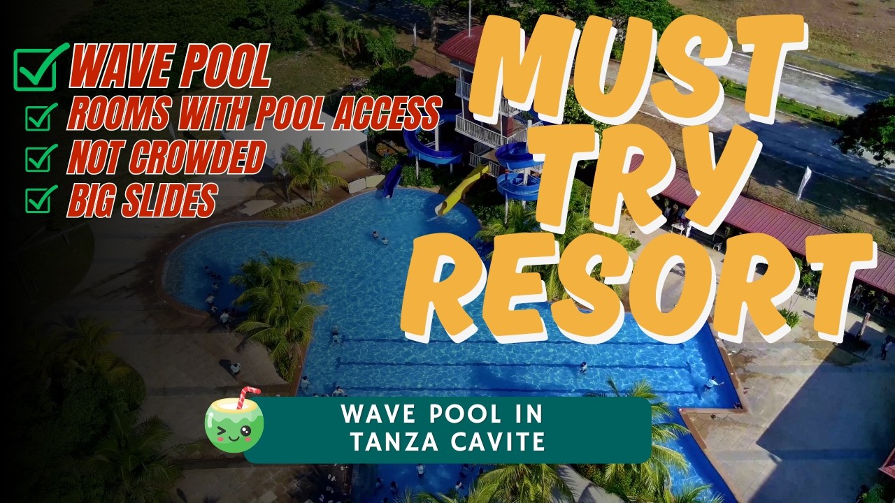 Wave Pool Resort in Tanza Cavite 🏝️ | Big Slides & Room with Pool Access?!