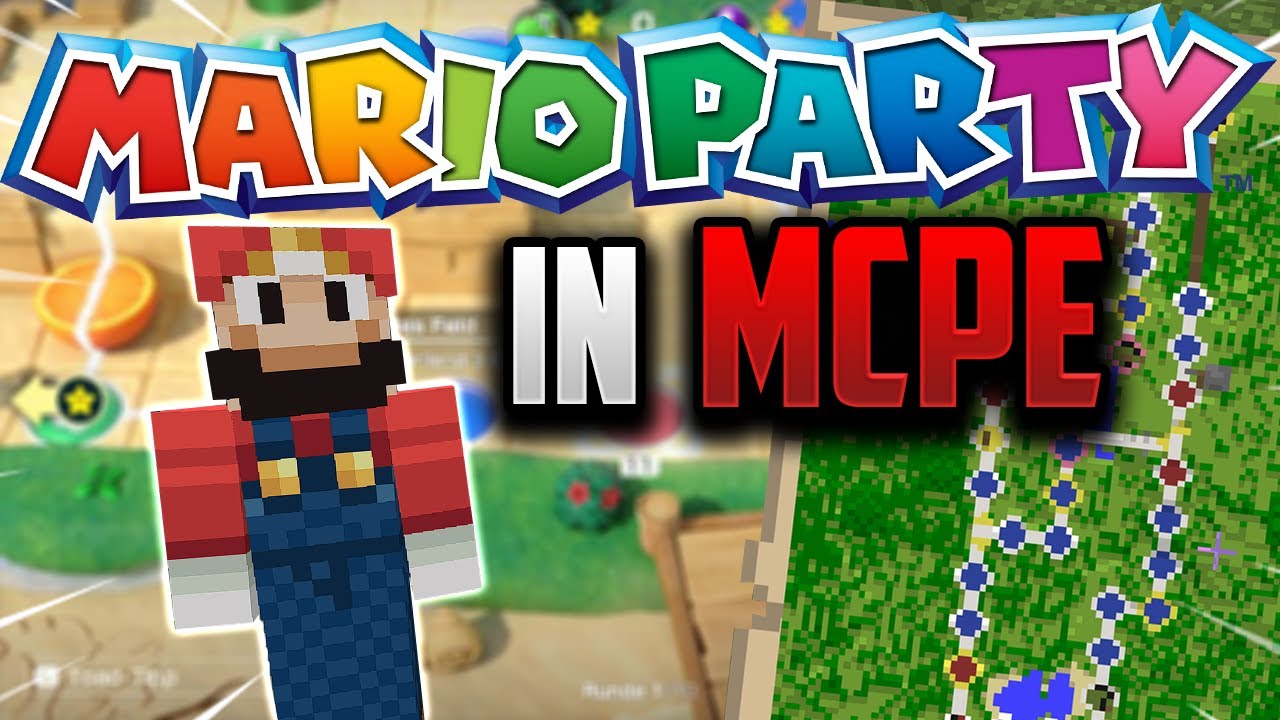 Cytooxien Mario party in Minecraft Bedrock edition