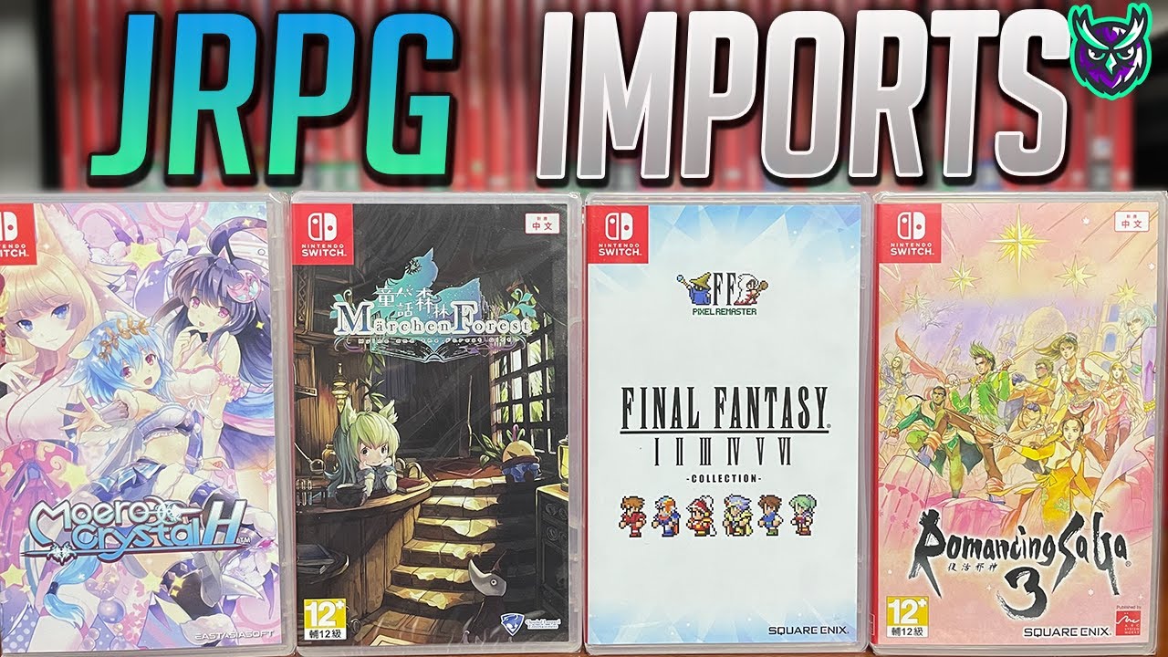 61 Switch JRPG IMPORTS With English!