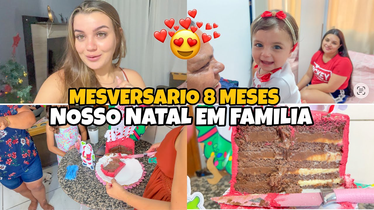 VOLTEIII 🥳 PRIMEIRO VÍDEO DO ANO + COMO FOI NOSSO NATAL? MESVERSARIO 8 MESES DELA 🎅🎉| Lar da Ana 