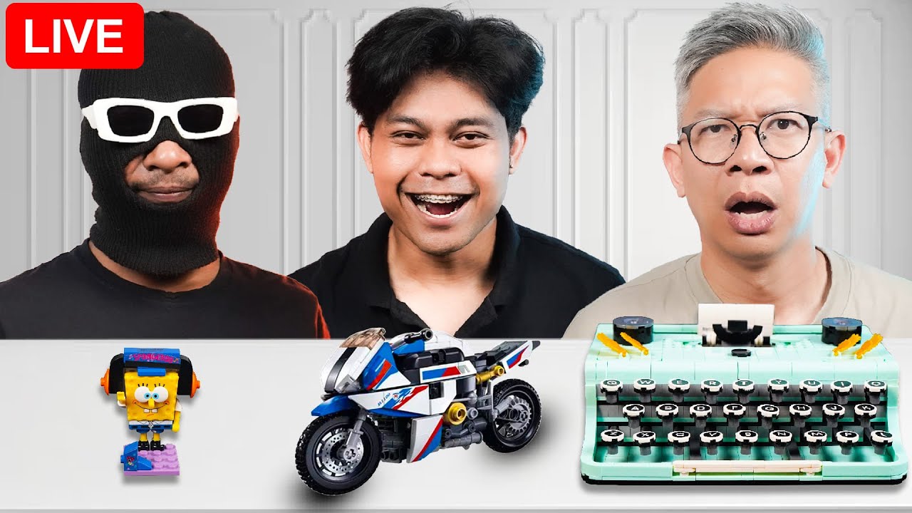 RAKIT LEGO KECIL, SEDANG, BESAR!!