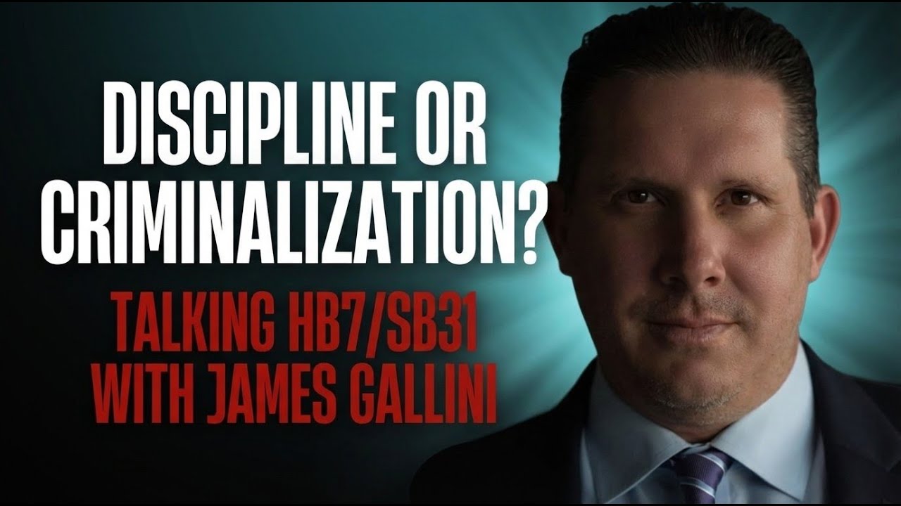 E14 The Bills That Could Push Kids Out of School: Talking HB7 and SB31 with James Gallini