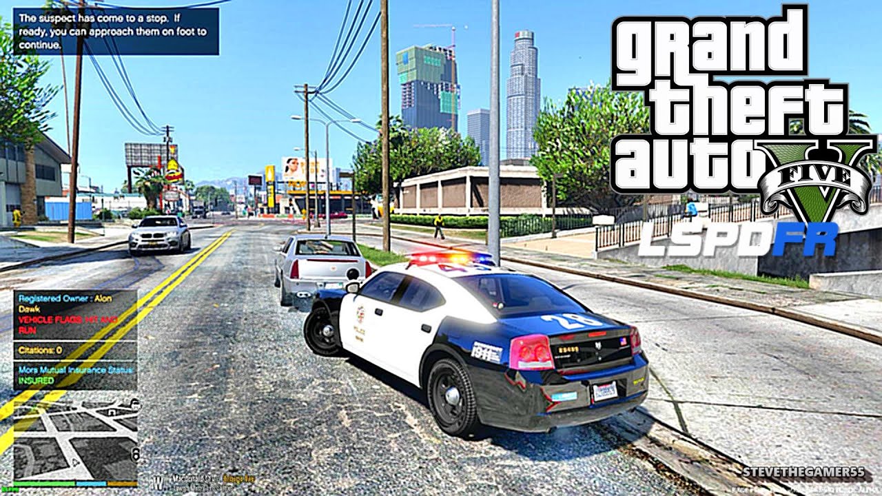 GTA 5 LSPDFR 0.3.1 - EPiSODE 80  - LET'S BE COPS - CITY PATROL (GTA 5 PC POLICE MODS)