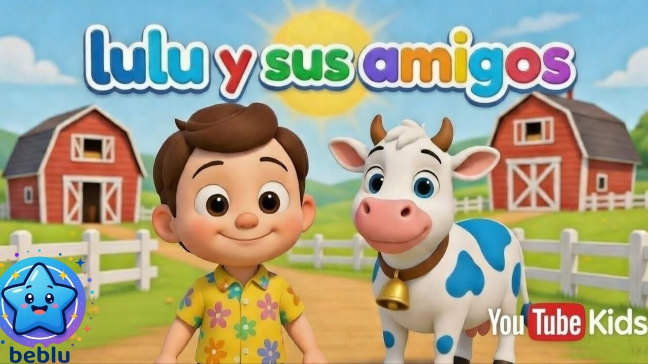 LA VACA LULU Y SUS AMIGOS 🐮🫅Recopilacion |Canciones Infantiles| Videos para Niños I Beblu en español