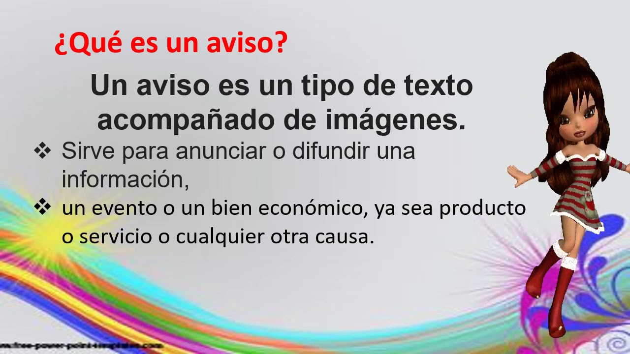 los avisos