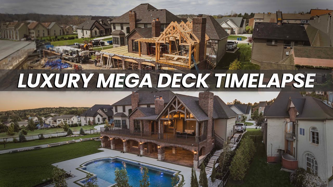 Complete Luxury Mega Deck Time-Lapse || Million Dollar St. Louis Deck