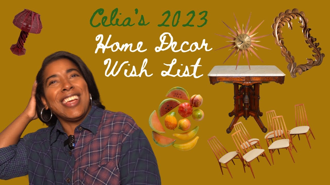 2023 Thrifted Home Decor Wish List #eclectichome #eclecticdecor