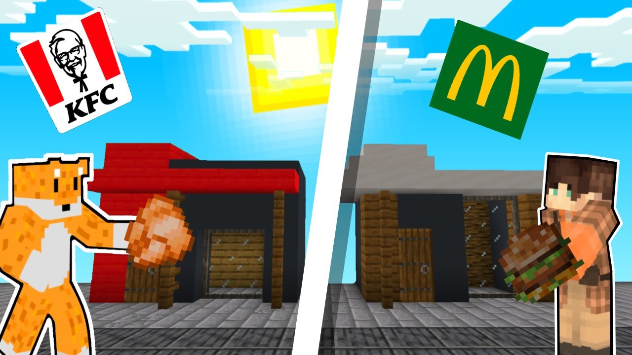 SFIDA KFC vs McDonald's su Minecraft!