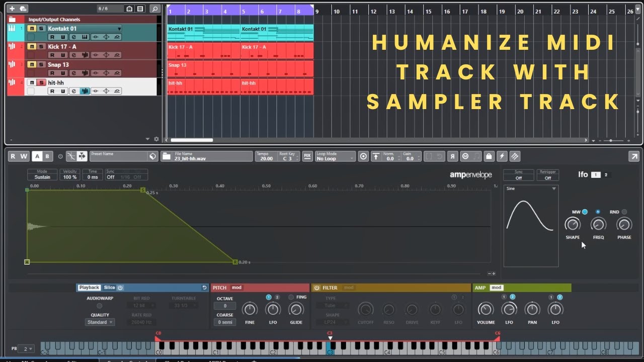 Cubase Quick Tip | 2 Sampler Track Tips to Humanize MIDI Tracks