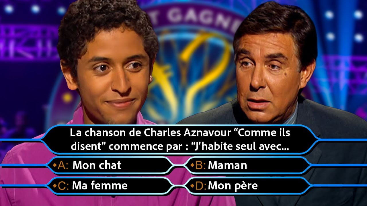 Qui Veut Gagner des Millions ? - Marouane (p2), Albert, Paulo, Didier (p1) | 11-07-2003