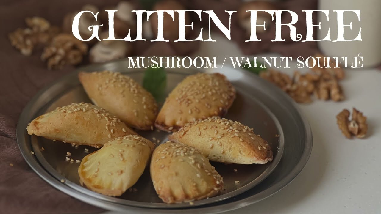 Gluten free mushroom walnut soufflé-سوفلي الفطر و الجوز بدون غلوتين مقبلات لرمضان 
