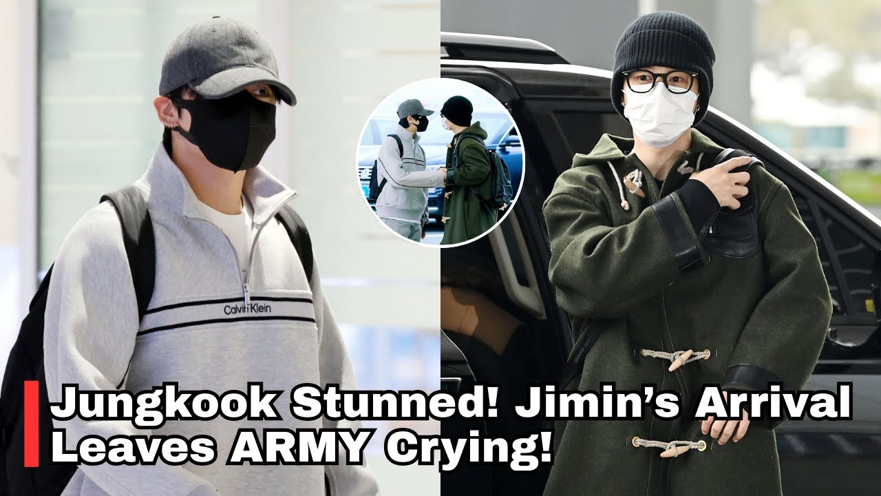 ARMY Cries! Emotional Moment as Jimin Welcomes Jungkook at Incheon Airport Shocks Everyone
