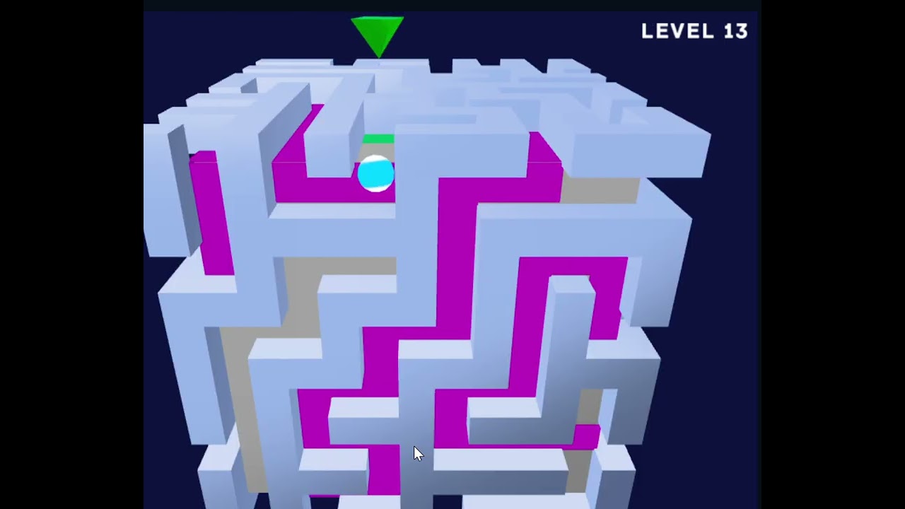 I played maze 3d