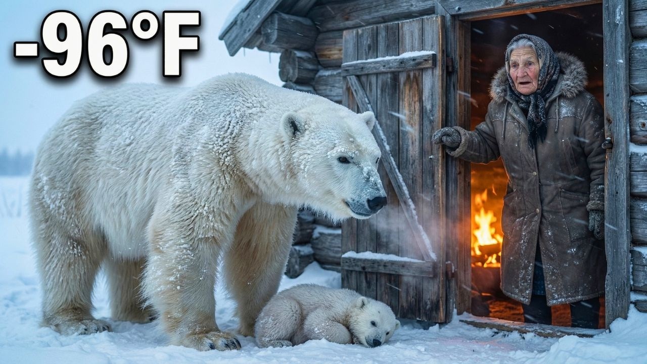 🐻 A Wild Bear Brought Her Sick Cub to This Grandmother's Door in -96°F Siberia
