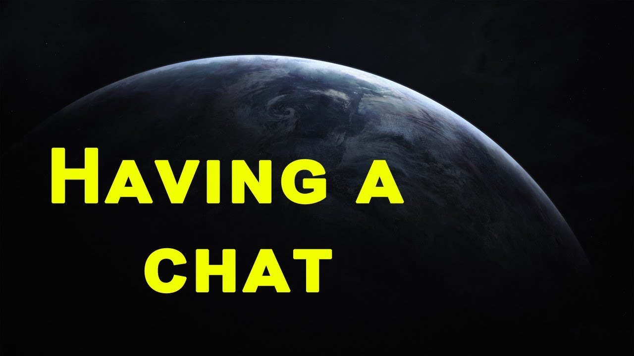 Having a chat!