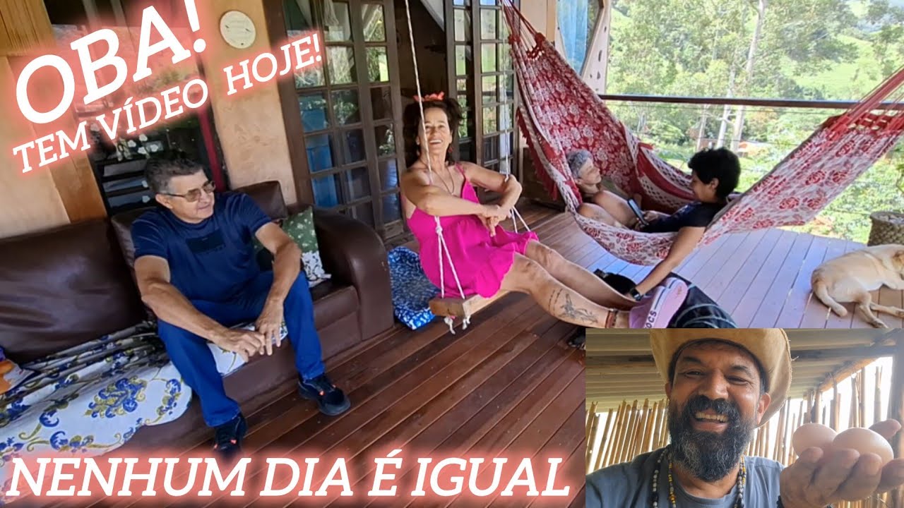 Oba, hoje tem vídeo! Nenhum dia é igual!