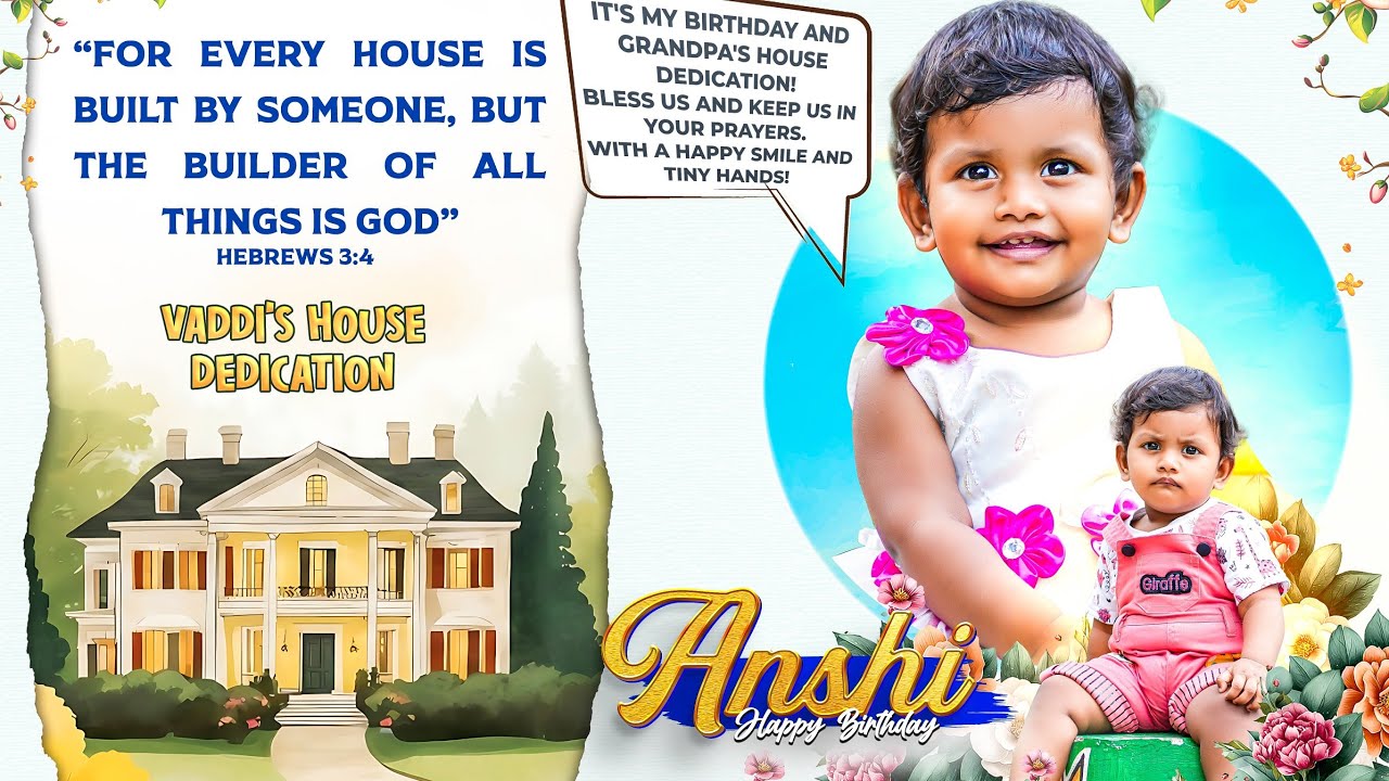House Dedication and ANSHI'S BIRTHDAY MEETING in  kolamuru  || 24-11-2025 ||