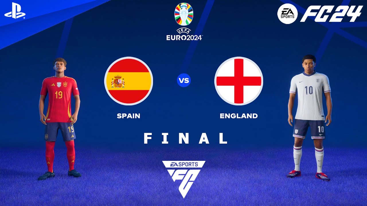 FC 24 PS4 - Spain vs England | UEFA Euro 2024 Final