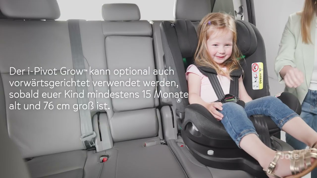 Joie i-Pivot Grow Kindersitz Einbau- / Installationsvideo