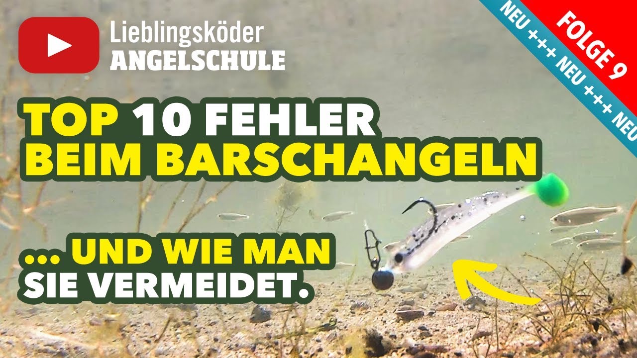 Top 10 Fehler beim Barschangeln mit dem Gummifisch (Staffel 1, Folge 9)