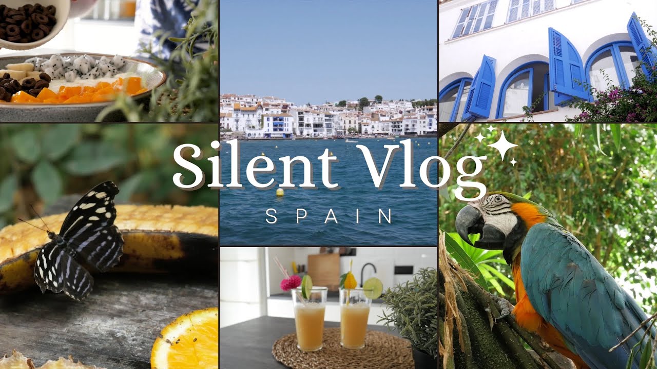 Nature silent vlog travel. Slow living Spain. Simple living Spain. Cozy life vlog.