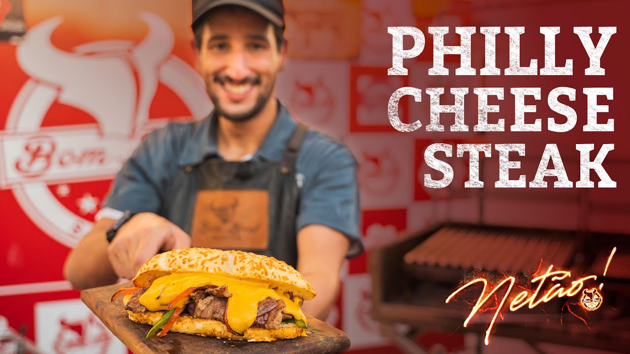 Como fazer Philly Cheesesteak com Creme de Cheddar! | Netão! Bom Beef #90
