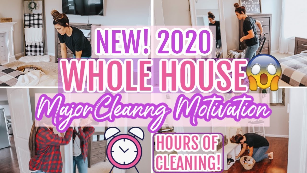 EXTREME WHOLE HOUSE CLEAN WITH ME 2020 | ALL DAY CLEANING MOTIVATION | KAILYN CASH