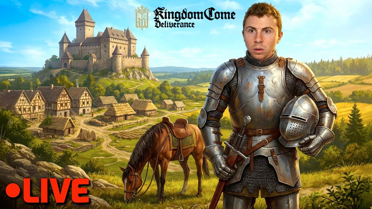 First Kingdom Come Deliverance Playthrough 🛡️ Gettin Gud 🛡️Monday Stream