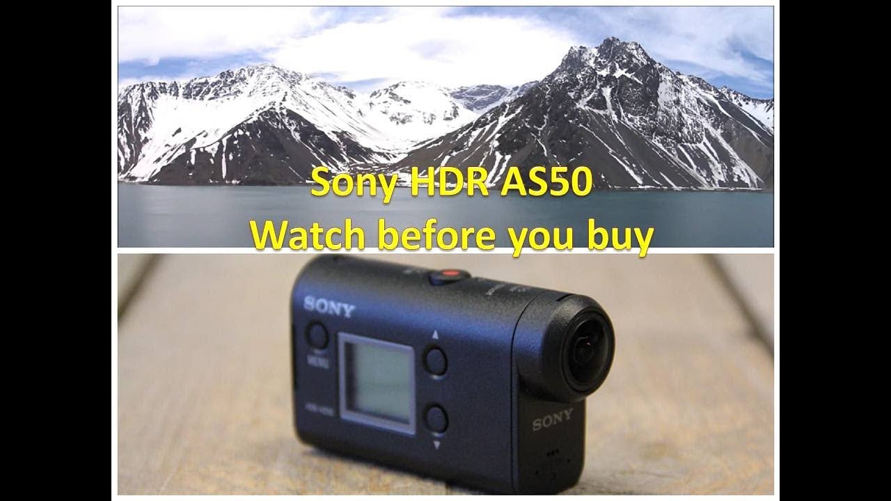 Sony HDR AS50 watch before you get one