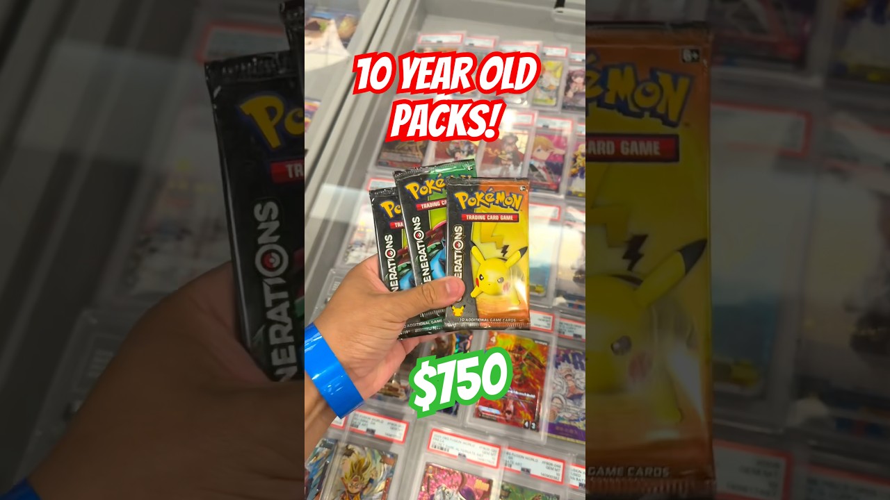 $750 Opening 10 Year Old Pok&eacute;mon Packs! #pokemon #packopenning #pokemoncards #pokemontcg
