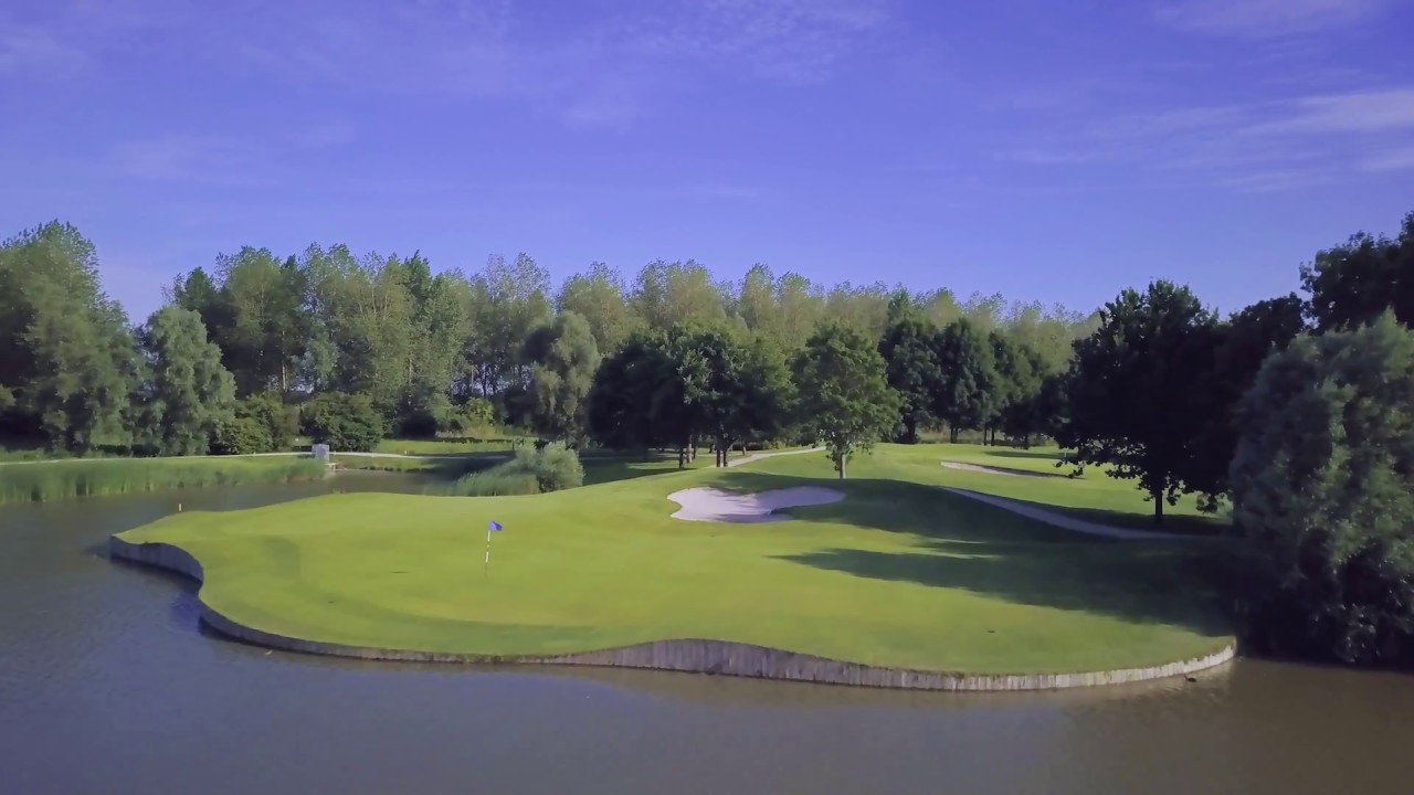 Dronebeelden Nederland - Golfbaan de Purmer