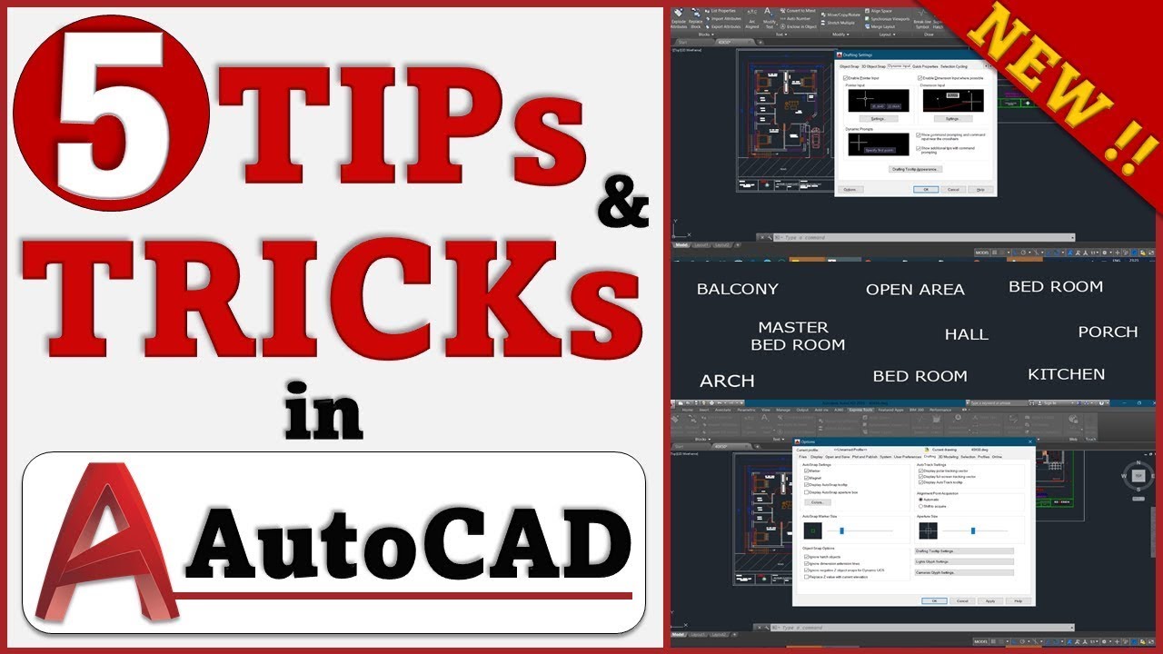 5 Tips and Tricks in AutoCAD   Important Commands For Civil Engineer    By CivilGuruji