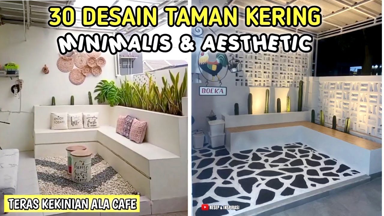 30 DESAIN TAMAN KERING MINIMALIS DAN AESTHETIC | LINK PEMBELIAN PRODUK ADA DI DESKRIPSI