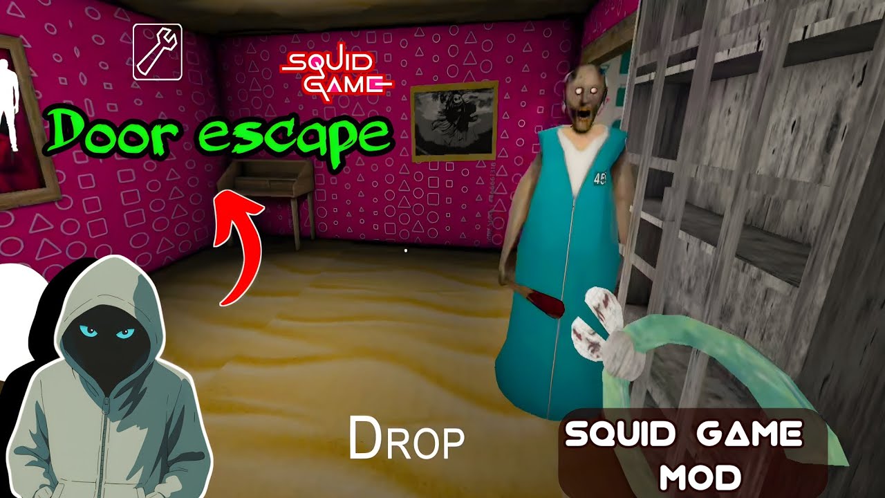Granny 1 Squid Game mod escape | ft. Squid Game | Door Escape | full gameplay | #granny #squidgame 