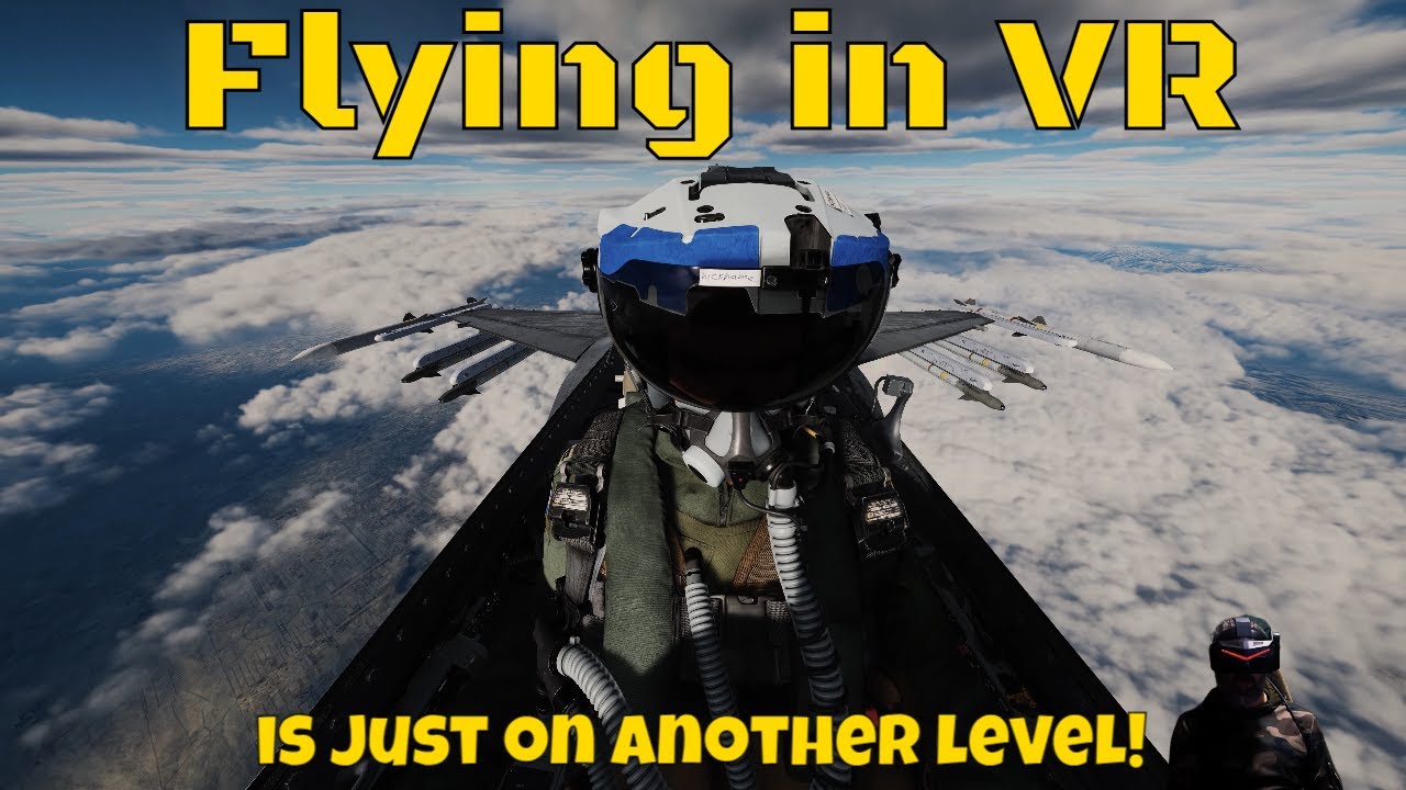 Flying in VR is just on another level! - F16 Viper | DCS World - Pimax Crystal Super 50PPD