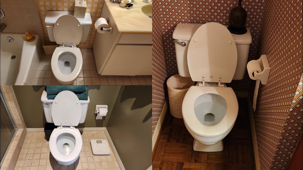 Three 1979 Crane Radcliffe toilets