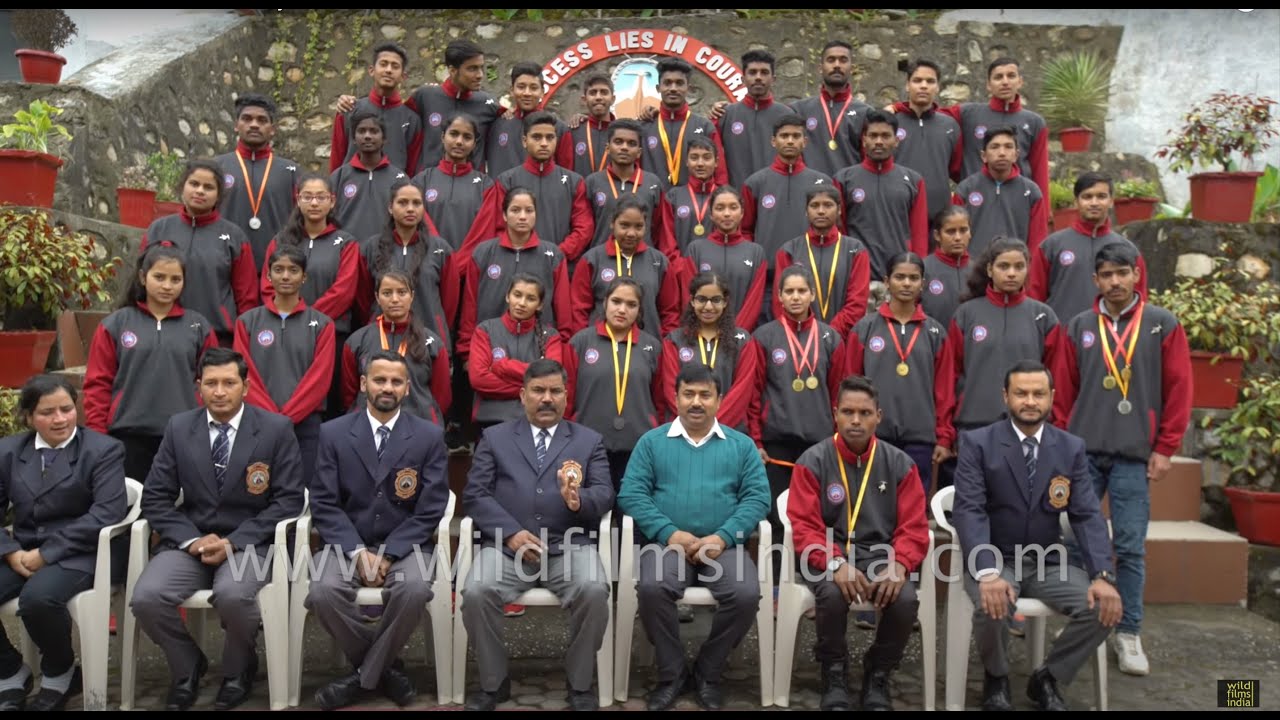 Graduation ceremony & group photograph: NIM Adventure Course, Nehru Institute of Mountaineering
