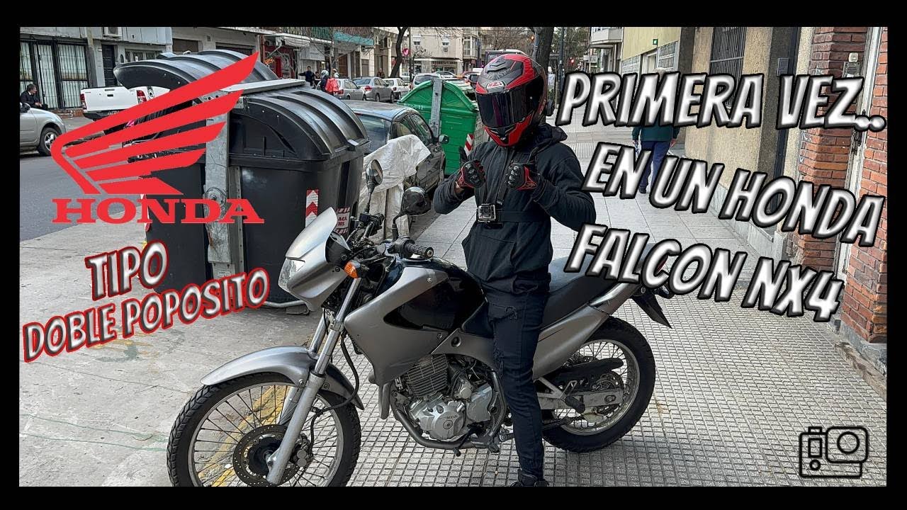 😏Primera vez... En una Honda Falcon 400 | #motovlog