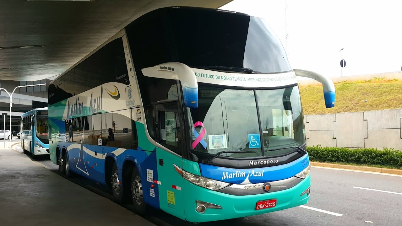 Conheça o interior do Ônibus de 2 andares/ Marlim Azul