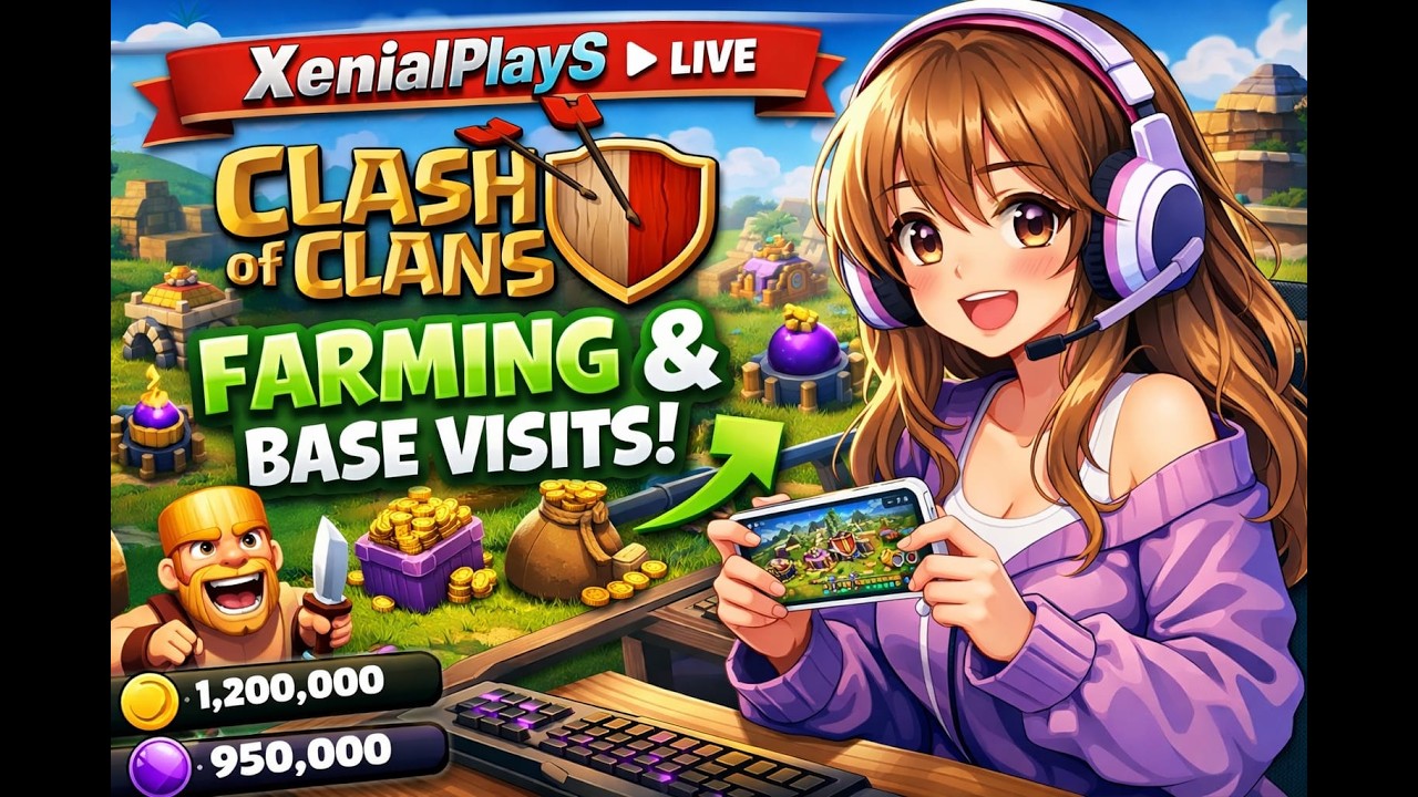 HEY Clashers ♥ || Road to 1K ||XenialPlayS||||