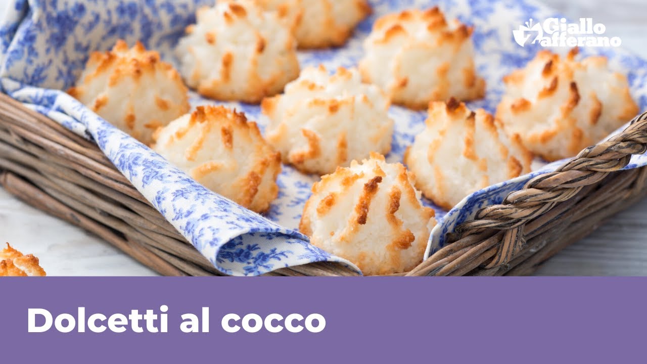 DOLCETTI AL COCCO MORBIDI: ricetta facilissima!
