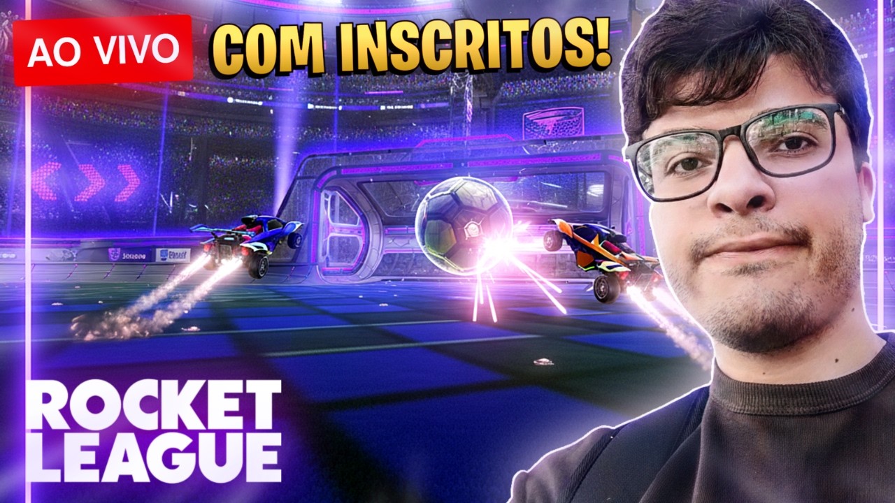 LIVEZINHA DE ROCKET LEAGUE com inscritos, PS5 - AO VIVO
