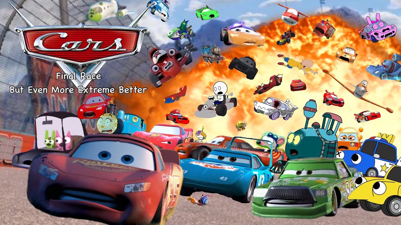 Cars Final Race But Even More Extreme Better