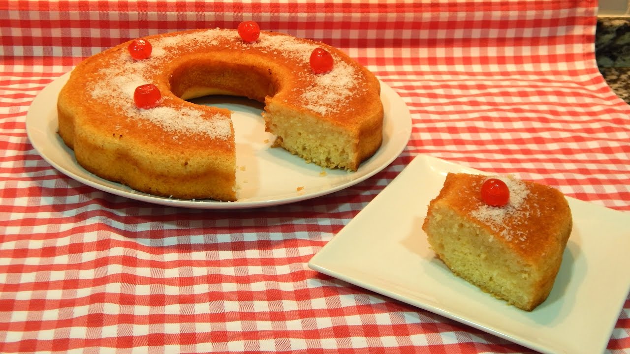 Receta fácil de rollo de coco (tarta Fabiola)
