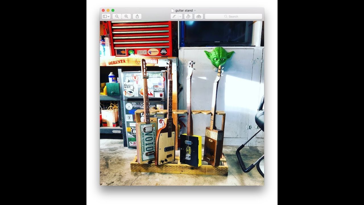 DIY 6 Guitar Stand How To