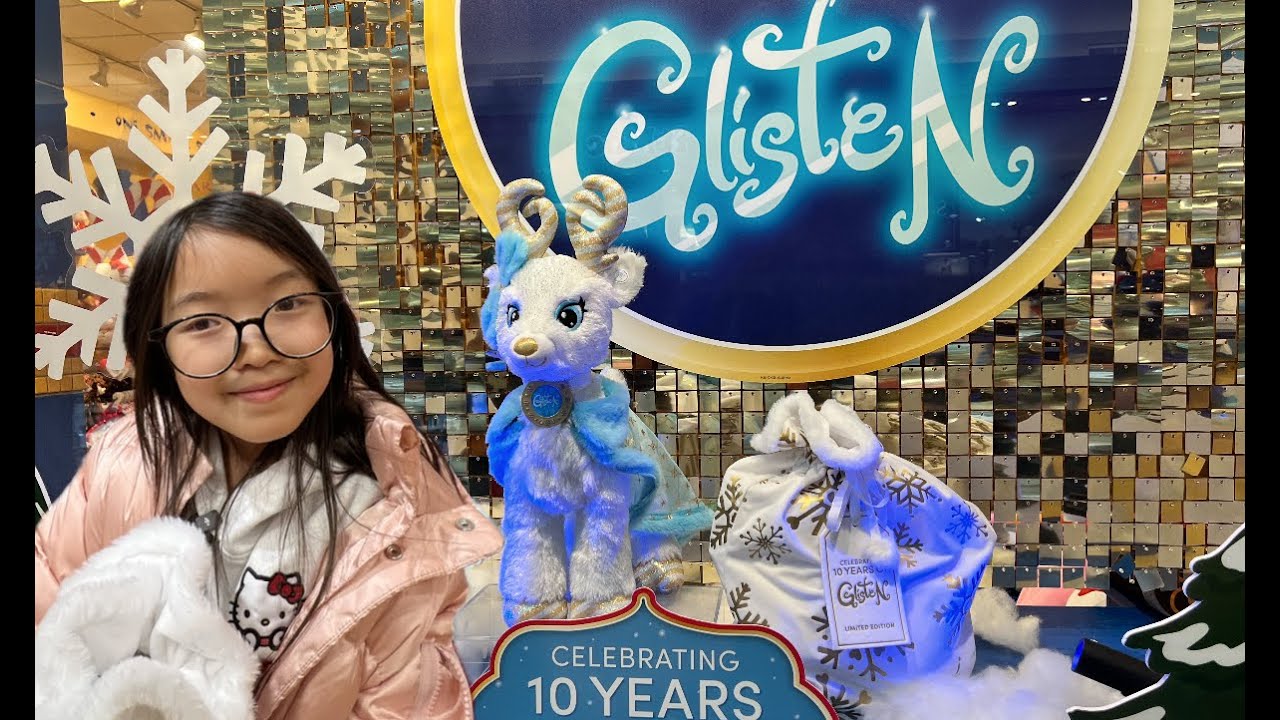 Юбилейный олень Glisten Reindeer, выпущенный к 10-летию компании Build-A-Bear Workshop | Один из ...