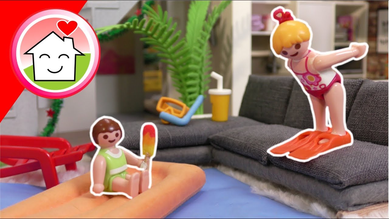 Playmobil Familie Hauser - Anna und Lena spielen Urlaub