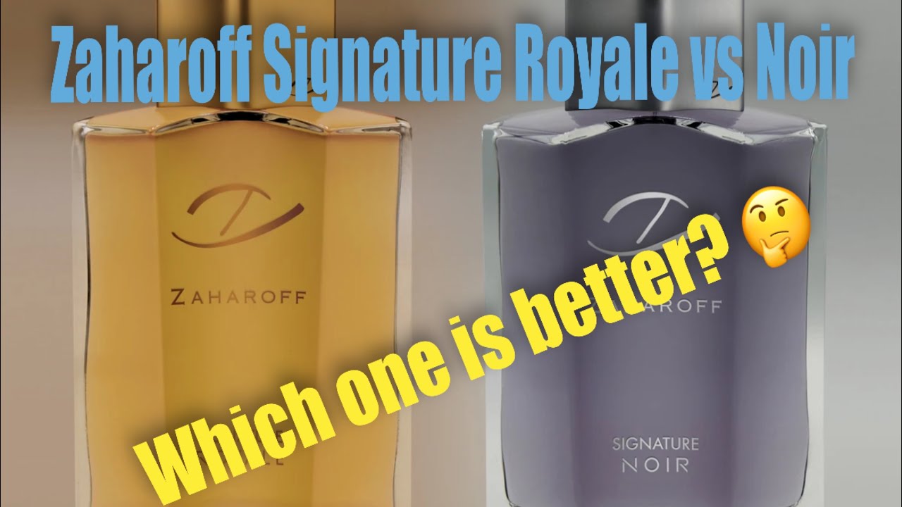 Zaharoff Signature Noir & Signature Royale 1st Impressions #zaharoff