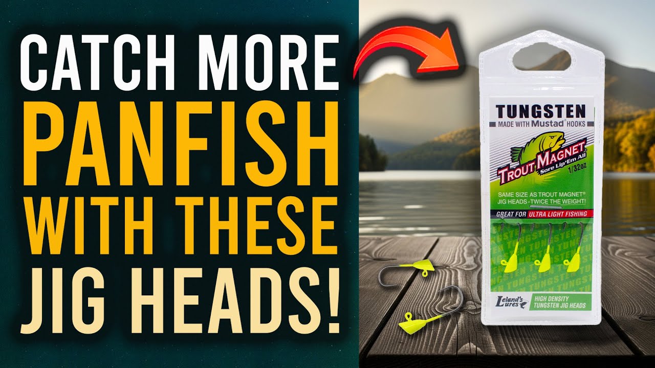 ULTRALIGHT FISHING for PANFISH (TROUT MAGNET Tungsten Jig Heads)
