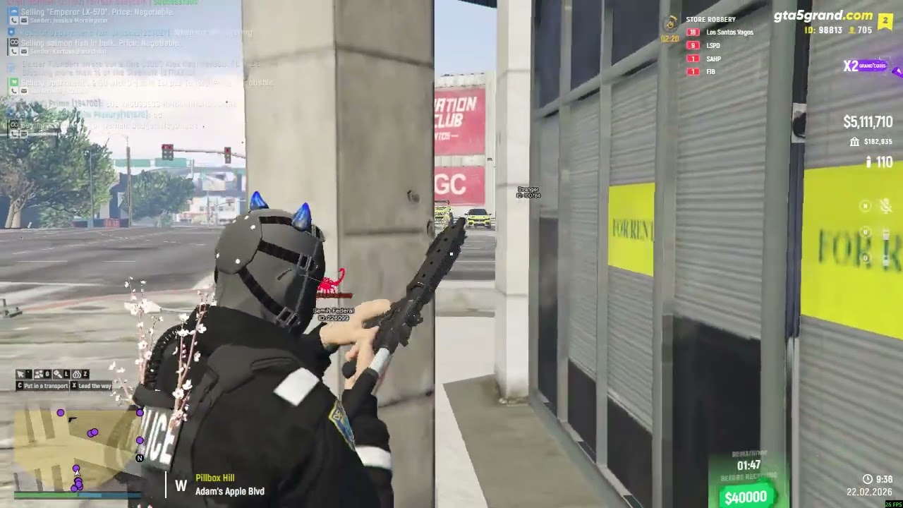 Attending Store Robbery as an LSPD HC Grand Rp